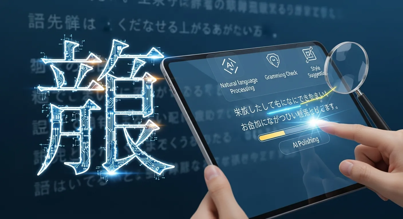 AI ni yoru nihongo tensaku