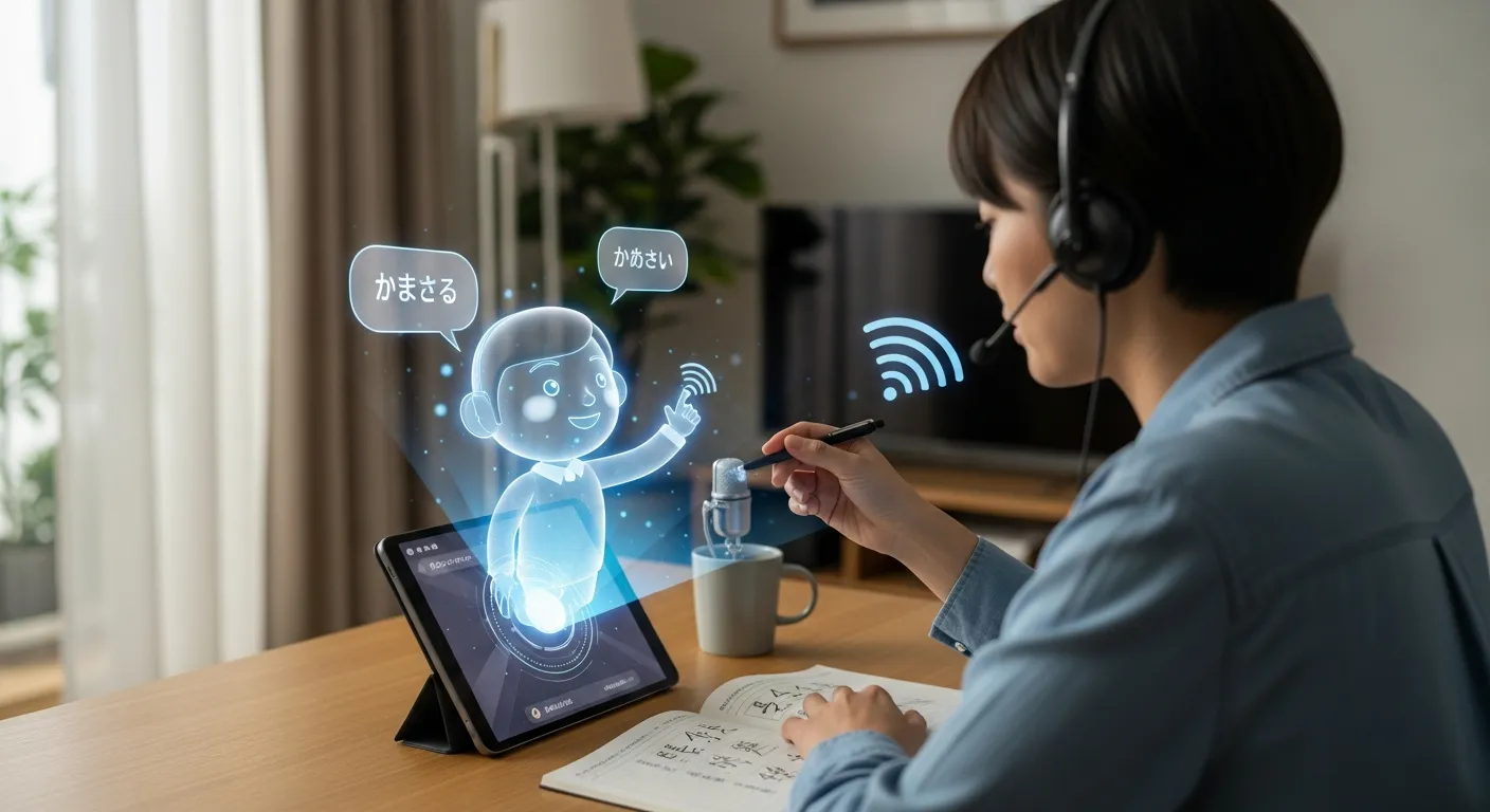 Gogaku no kabe o koeru Jitaku de `AI kateikyōshi' to migaku nihongo kaiwa-jutsu