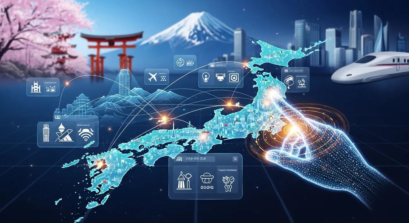 AIが提案する「次世代の日本旅行」：ルート作成から予約依頼まで、すべてをスマートに。